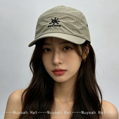 New Men Women Versatile Plaid Fashion Peaked Caps Outdoor