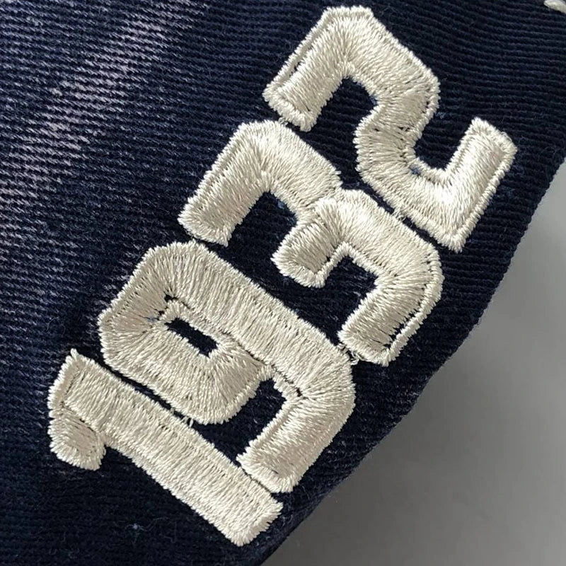 Men Women Cotton Embroidered Letter Printed Baseball Cap