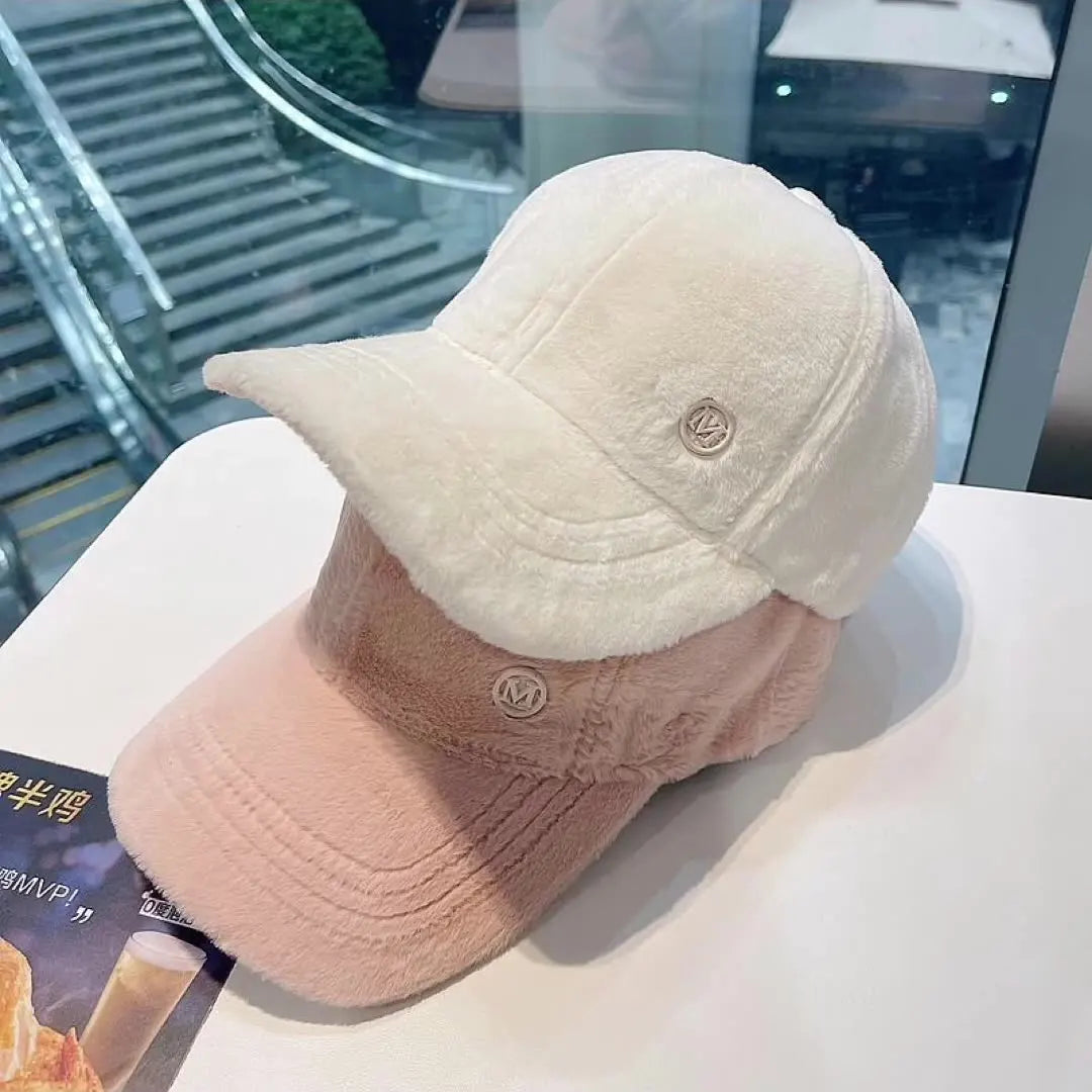 M-Letter Versatile Baseball Cap for Autumn and Winter