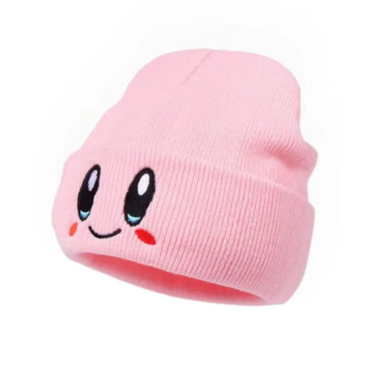 Big Eye Embroidery Elasticity Beanies Women's Cartoon Knitted Skull Caps