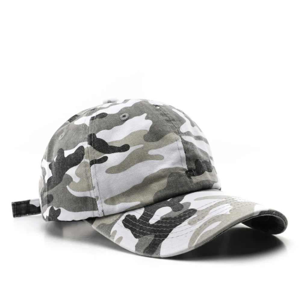 Vintage Washed Cotton Baseball Cap Curved Brim Dad Hat