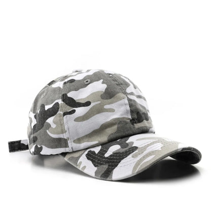 Vintage Washed Cotton Baseball Cap Curved Brim Dad Hat