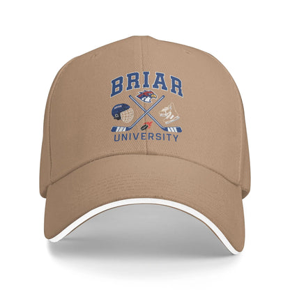 Off Campus Briar University Hockey Cap Men's Women's  Fashion Baseball Cap