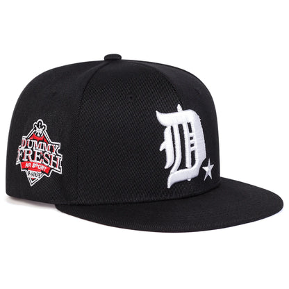 Unisex D Letter Side Dummy Fresh Embroidery Hip-hop Hats Spring