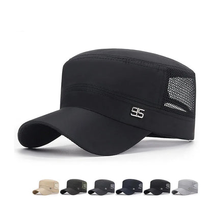 Military Cap Flat Top Hat Men's Baseball Hat
