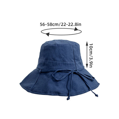 Women Tie Bow Fisherman Hat