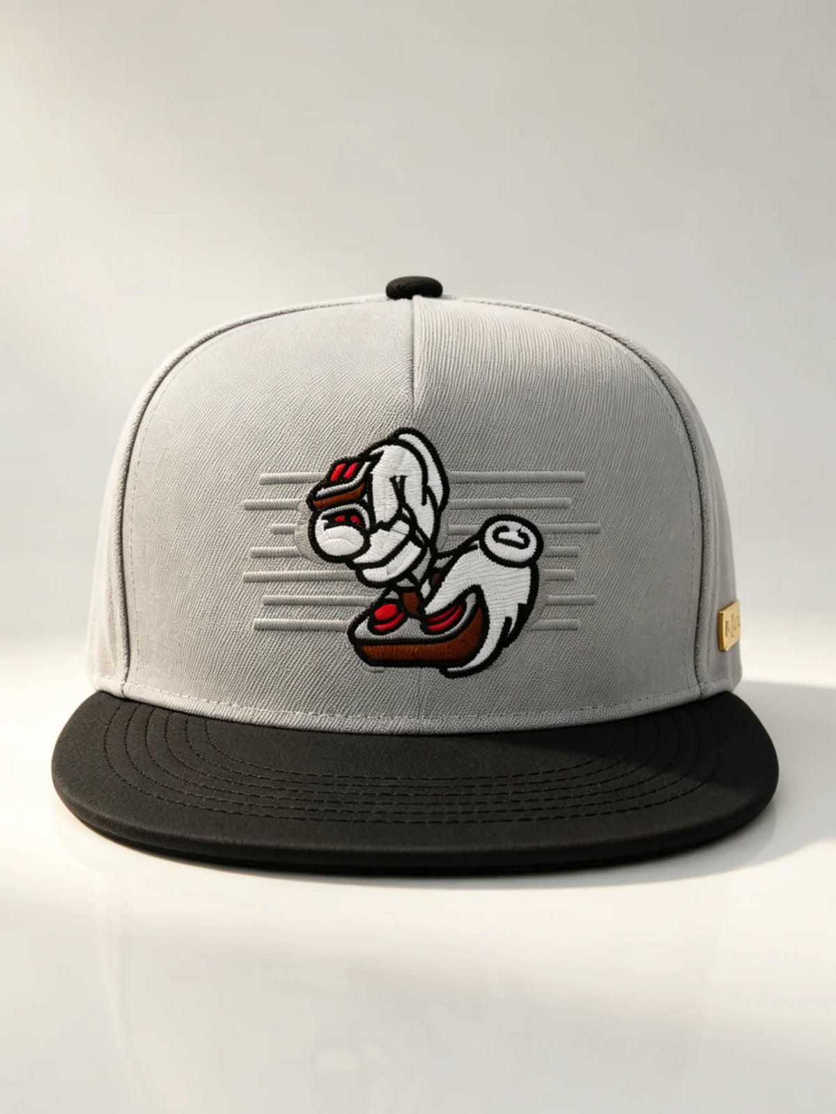 Embroidered Gaming Joystick Flat Brim Snapback Hat