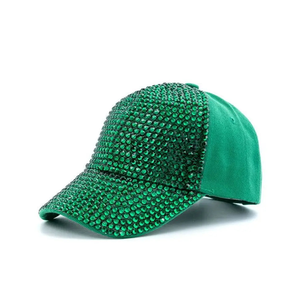 Fashion Adjustable Rhinestones Baseball Caps