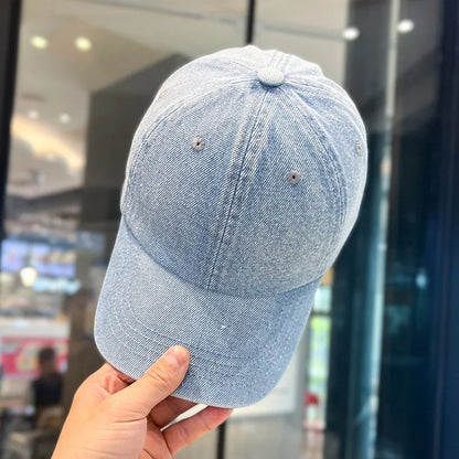 New Fashion Denim Baseball Cap For Women Men