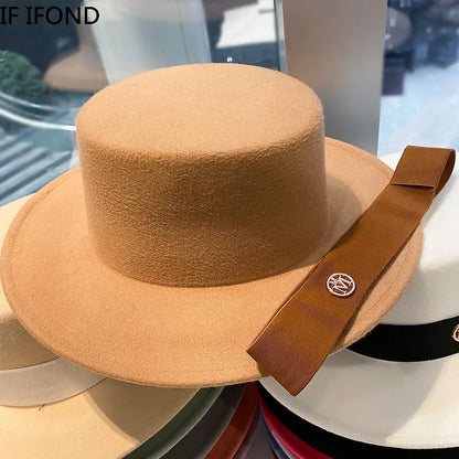 Fedora Hats For Women Fashion Elegant Bowler Dress Caps