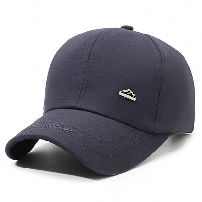 Men Solid Color Cap Outdoor Fashion Fishing Baseball Cap