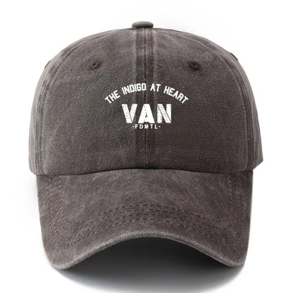A Unisex Fashionable And Versatile Printed Letter Van Baseball Cap