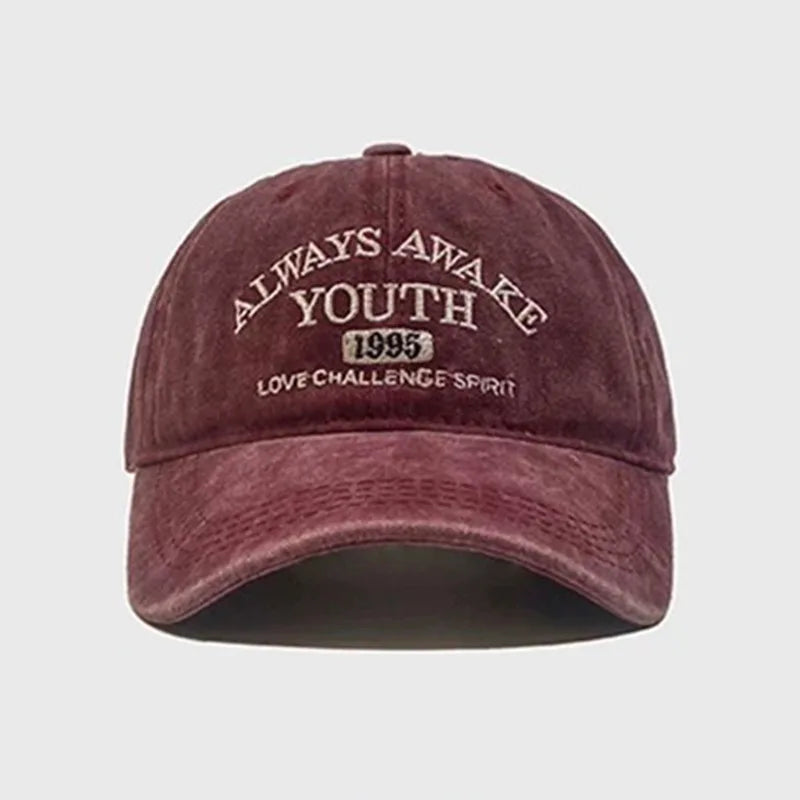 Cotton Retro Vintage Baseball Cap Men Women Denim