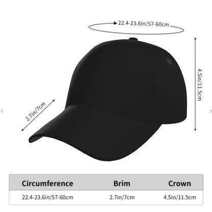 Unisex Strawberry Print Baseball Cap With Full-Body Strawberry Pattern Adjustable