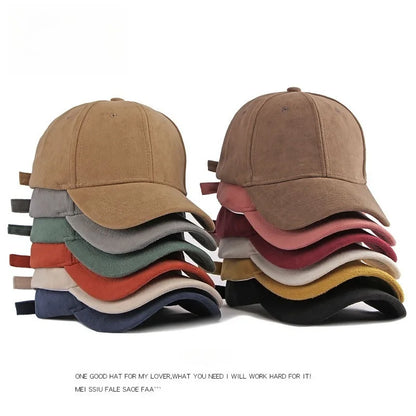 Suede Baseball Cap
