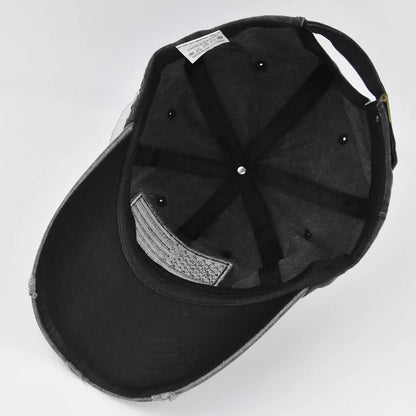 American Flag Unisex Baseball Hat For Men And Women USA Flag Mesh Snapback