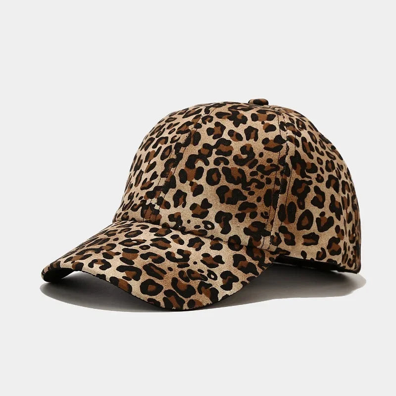 Plain Baseball Visor Cap Unisex Hat Leopard Print Baseball Caps