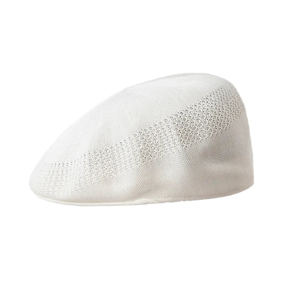 2026 Summer Big Size Mesh Breathable Knitted Berets