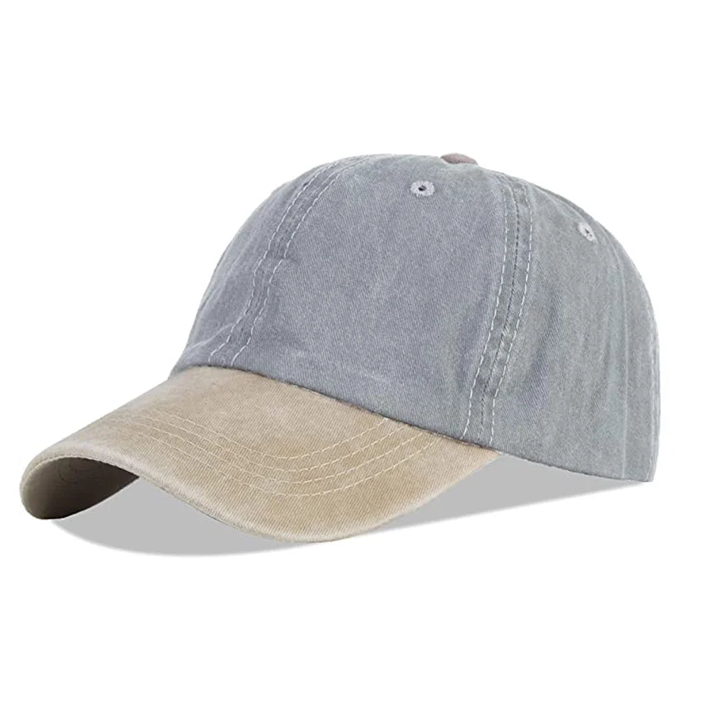 Unisex Baseball Cap 100% Cotton Fits Men Women