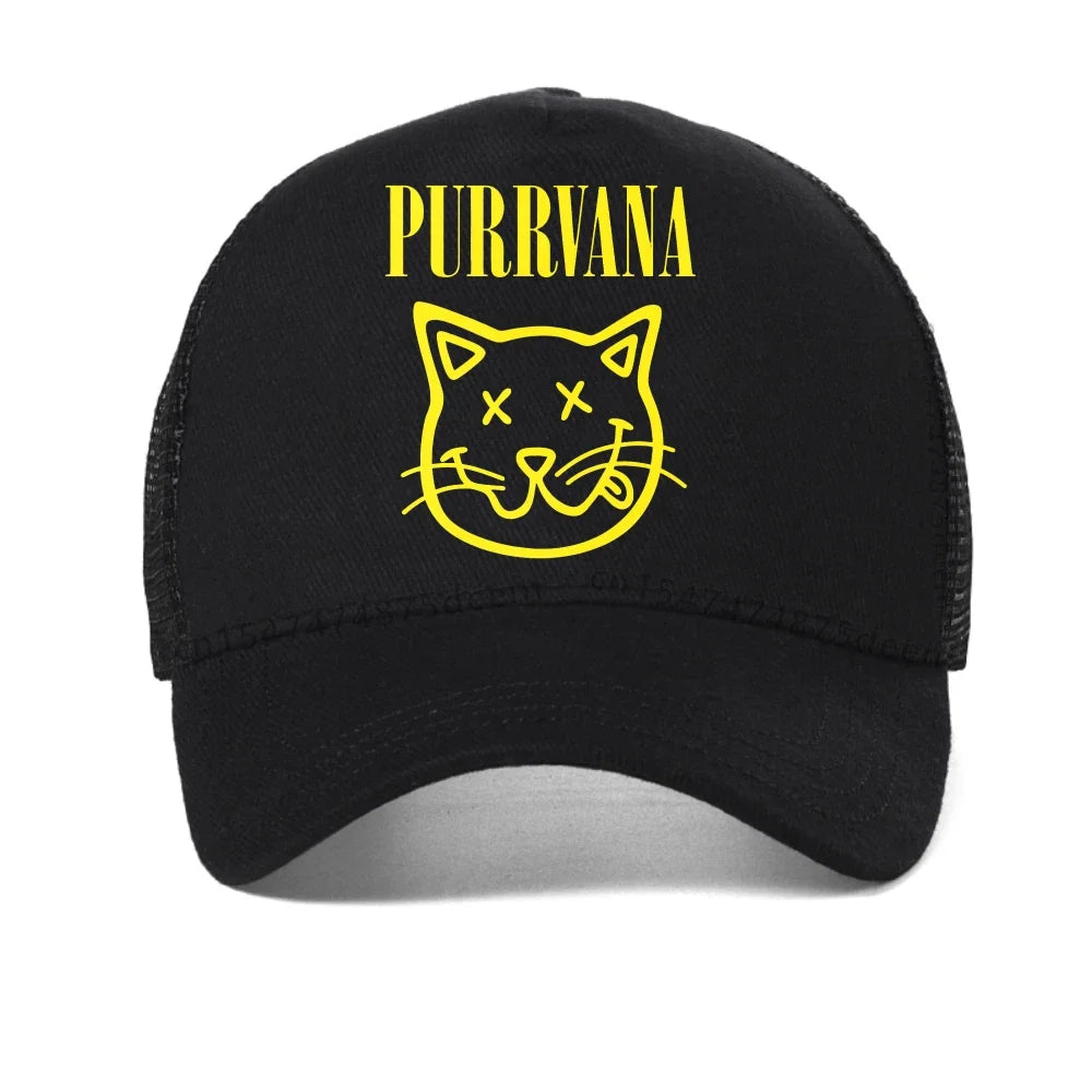 2026 Purrvana Cat Baseball Cap Summer For Men Women
