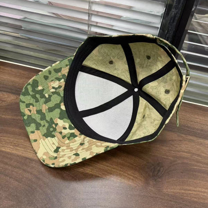 Multitone Netherlands Flecktran Camouflage Baseball Cap Man Outdoor Hat Green