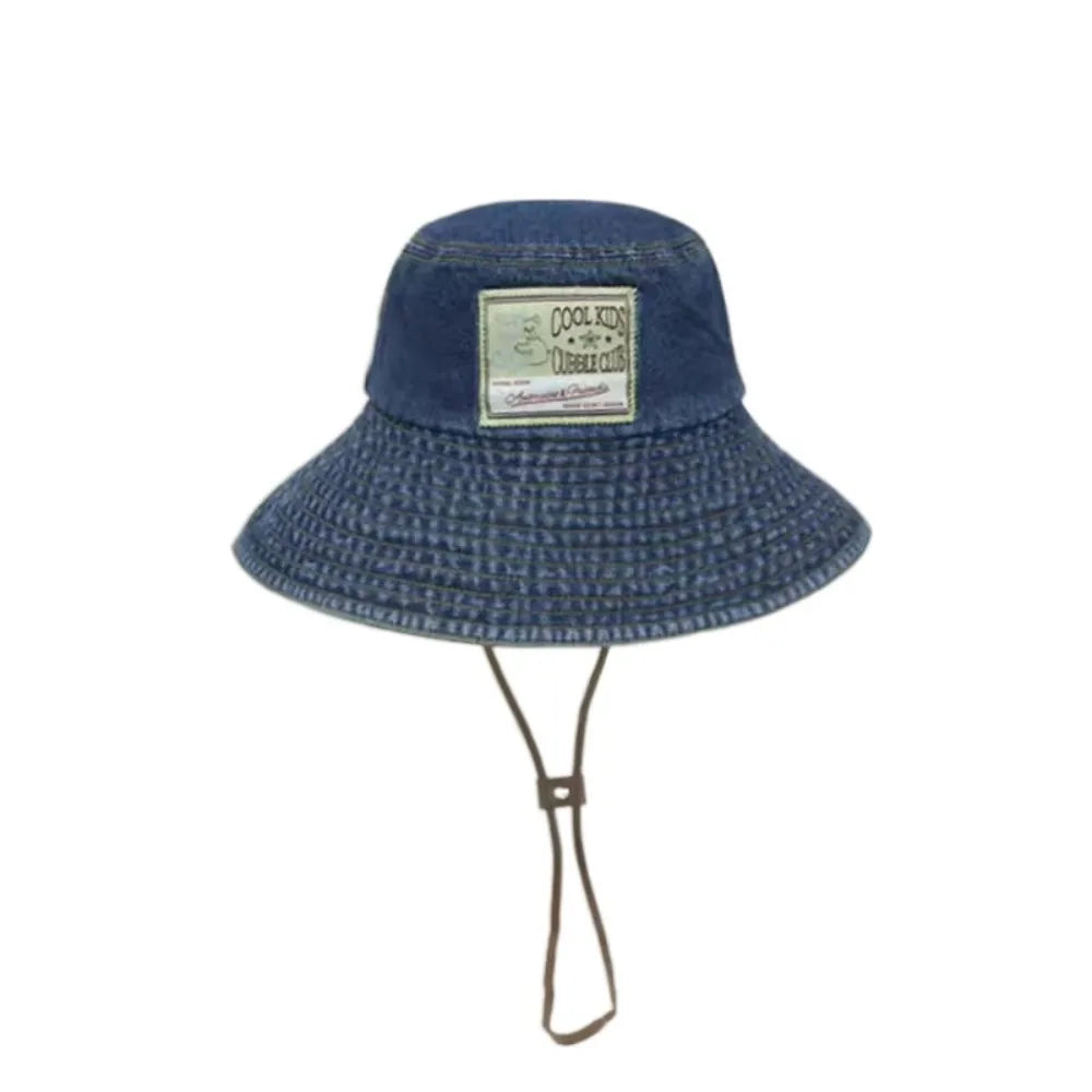 Women Denim Bucket Hat Spring Autumn Korean