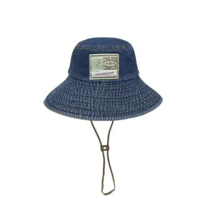 Women Denim Bucket Hat Spring Autumn Korean