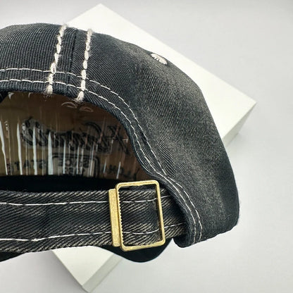 Korean Vintage Washing Men Women Baseball Hats Cotton Snapback Caps
