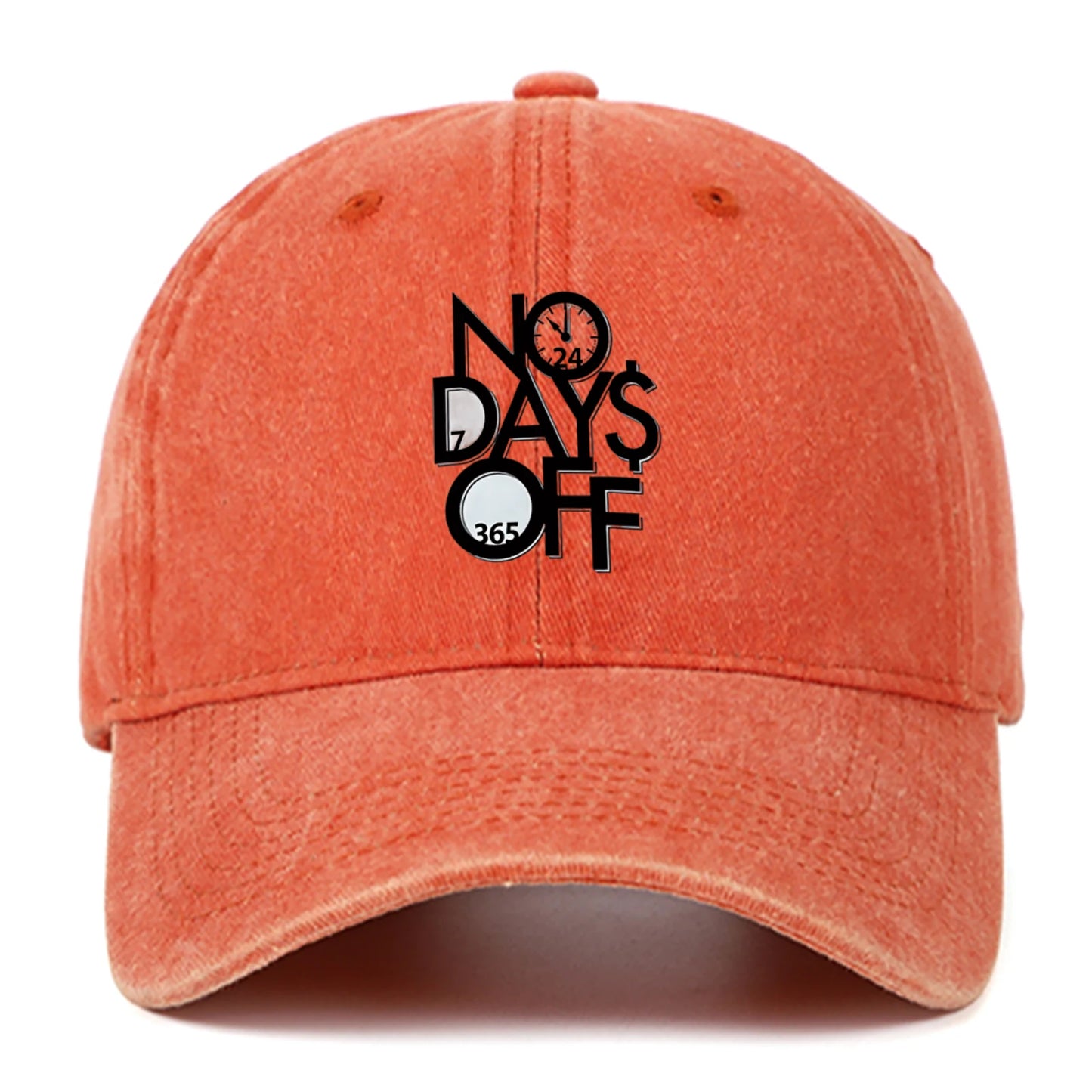 Adjustable Alphanumeric Printed Baseball Cap