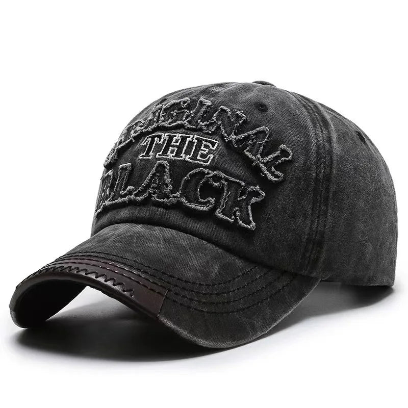 Hat Men's  Washed  Denim Cap Korean Version Outdoor