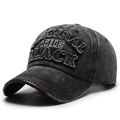 Hat Men's  Washed  Denim Cap Korean Version Outdoor