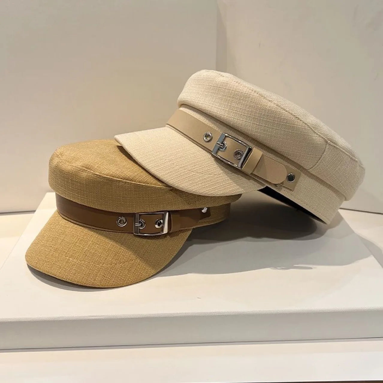 Women's Octagonal Beret Spring/Autumn Flat-Top Cap Beret