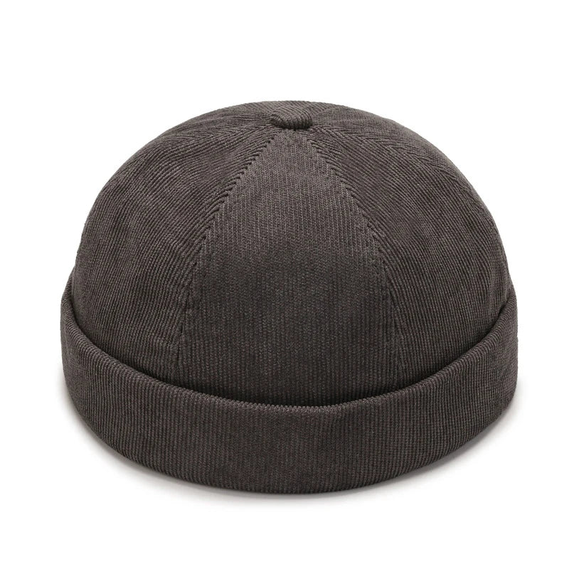 Fashion Men Docker Cap Skullcap Retro Sailor Cap Beanie Hats
