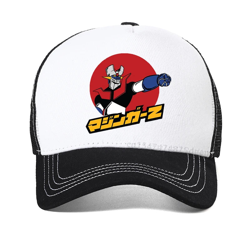 Mazinger z Anime Movie Robot Hat Men's Goldorak Baseball Cap