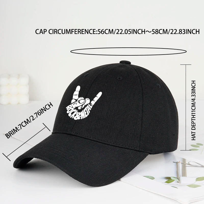 Rock & Metal Hand Gesture Baseball Cap