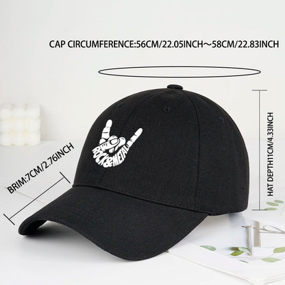 Rock & Metal Hand Gesture Baseball Cap