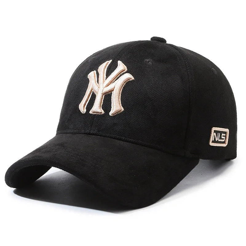 Couple Embroidered Letters Baseball Cap Adjustable Unisex Fashion Matching Sun Hat Trendy Casual Duck Bill Cap