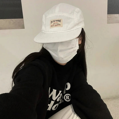 RICYGVM Summer Quick Drying Duck Hip Hop Fashion Short Brim Baseball Hat Outdoor Sunshade Peaked Cap