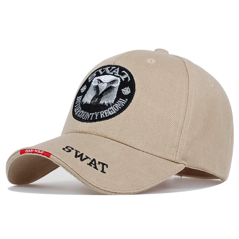 Fashion Swat Eagle Embroidery Hip-Hop Hats