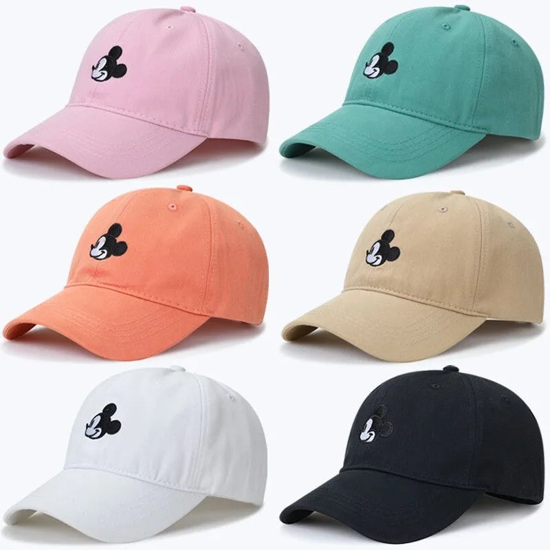 Unisex Cap Mickey Cartoon Cotton Baseball Cap For Men Women