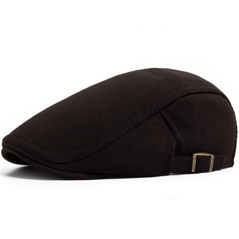 New Spring Autumn Beret Men Pineapple Pattern Fabric Casual Vintage Newsboy Hat