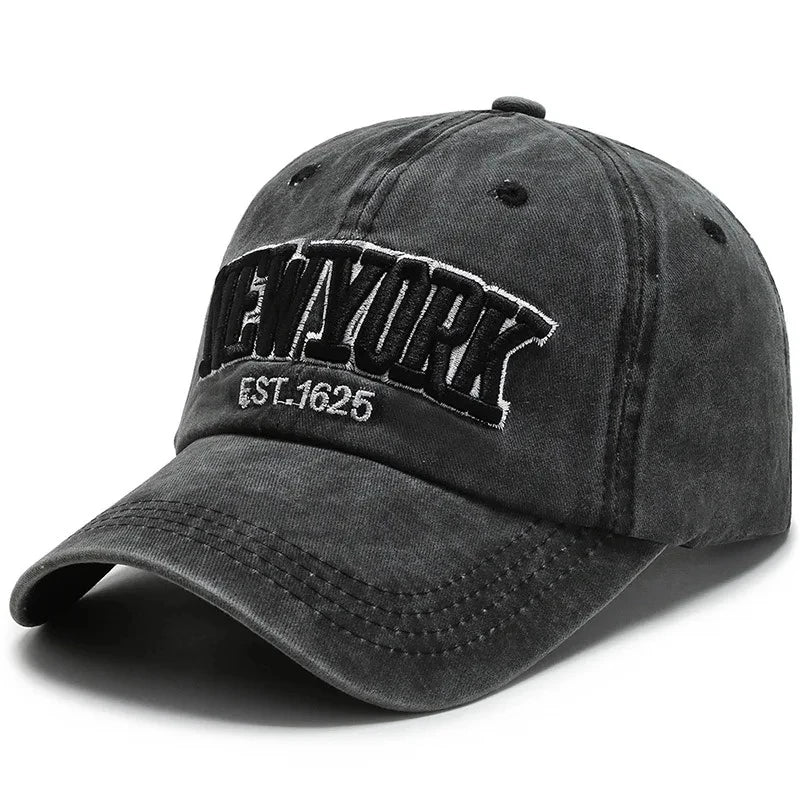 Fashion New York 1625 Embroidery Baseball Caps Adult Sun Hats Hip Hop Hat Sports Caps
