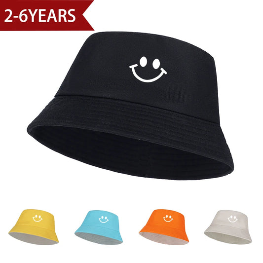 Smiley Face Fisherman's Hat for 2–6-Year-Olds