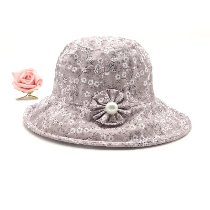 Fashionable And Casual Old Lady's Cloth Hat