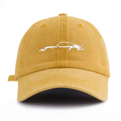 1pc 911 Print Washed Baseball Cap for Adults