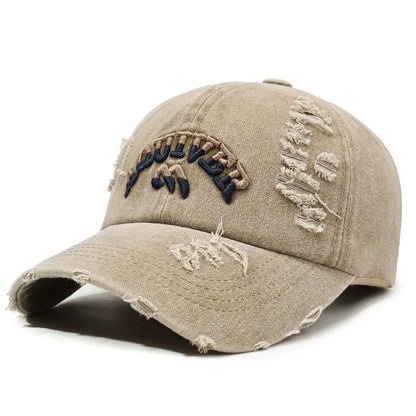 Single Pack Minimalist Casual Versatile Washed Baseball Cap