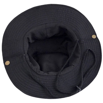 New Unisex Wide Brim Fisherman Hat Breathable Summer Sunshade Bucket Hats