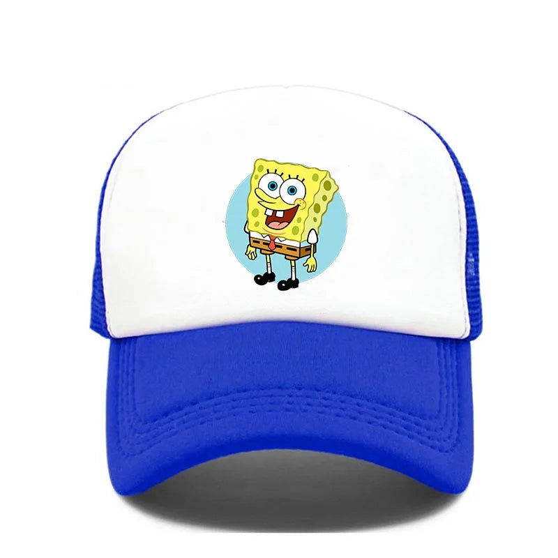 Fashion Cute SpongeBobs Print Baseball Cap Cartoon Men Women Summer