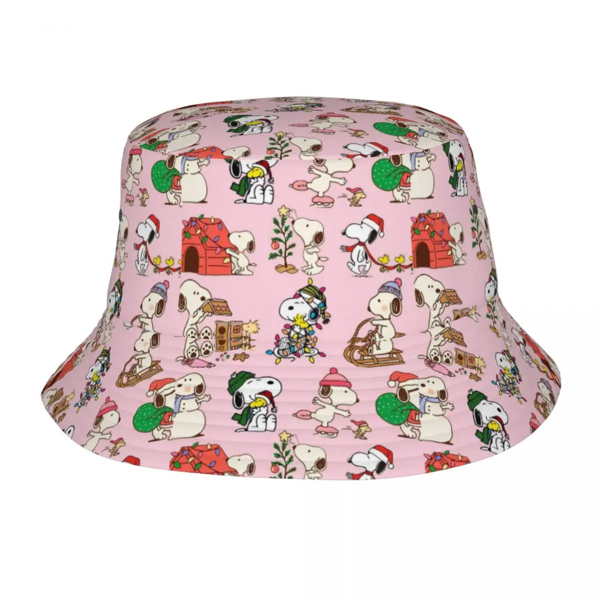 Women Men Bucket Hat Snoopys Play Tennis Summer Beach Hatwear Lightweight