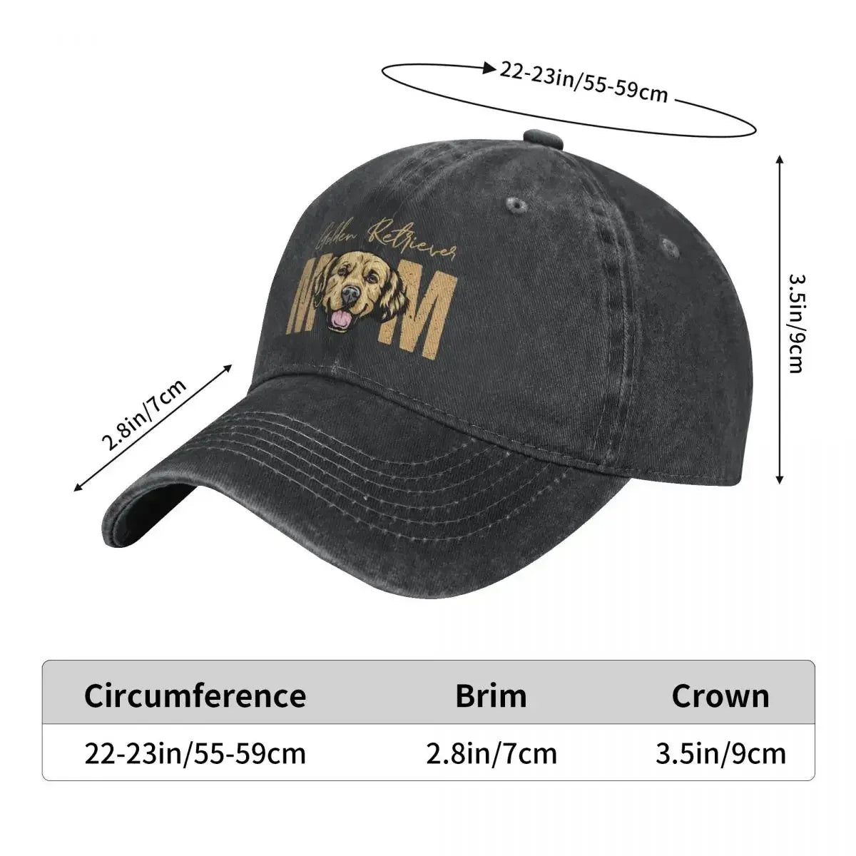 Golden Retriever Dog Mom Baseball Caps